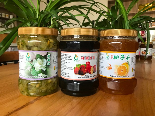 茉莉花花茶、桂圓紅棗花茶、柚子花茶